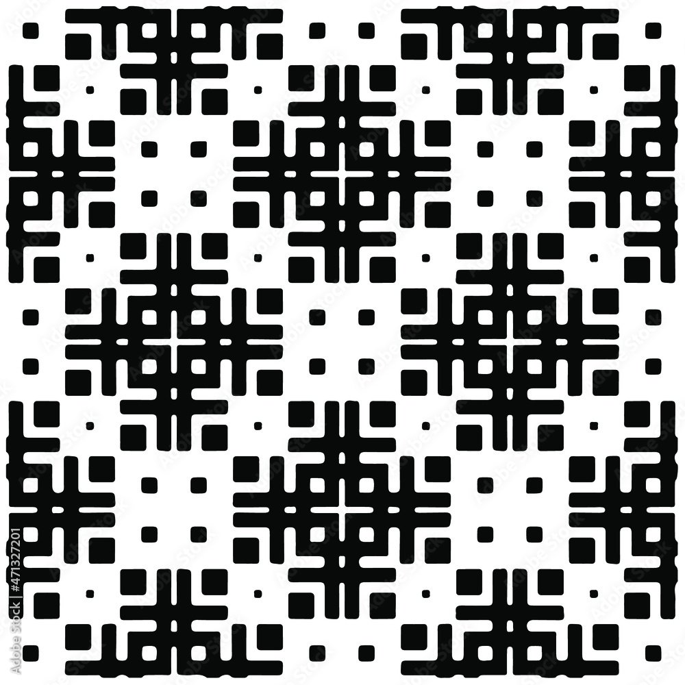 Black and white seamless geometric Pattern for fashion, fabric, apparel dress, textile, background, wallpaper, digital printing. Black and white seamless geometric Pattern for fashion, fabric, apparel dress, textile, background, wallpaper, digital printing.