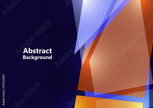 Triangle, polygon geometric modern business presentation design template, abstract pattern for any background. Vector