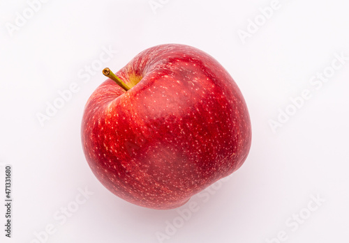 Apple on the white background.