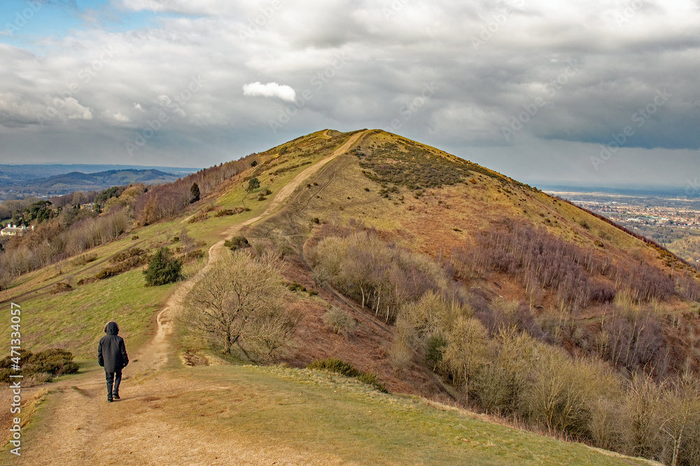 Malvern hills on a stormy day Malvern hills on a stormy day