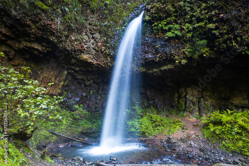 Upper Latourell falls in Oregon state park