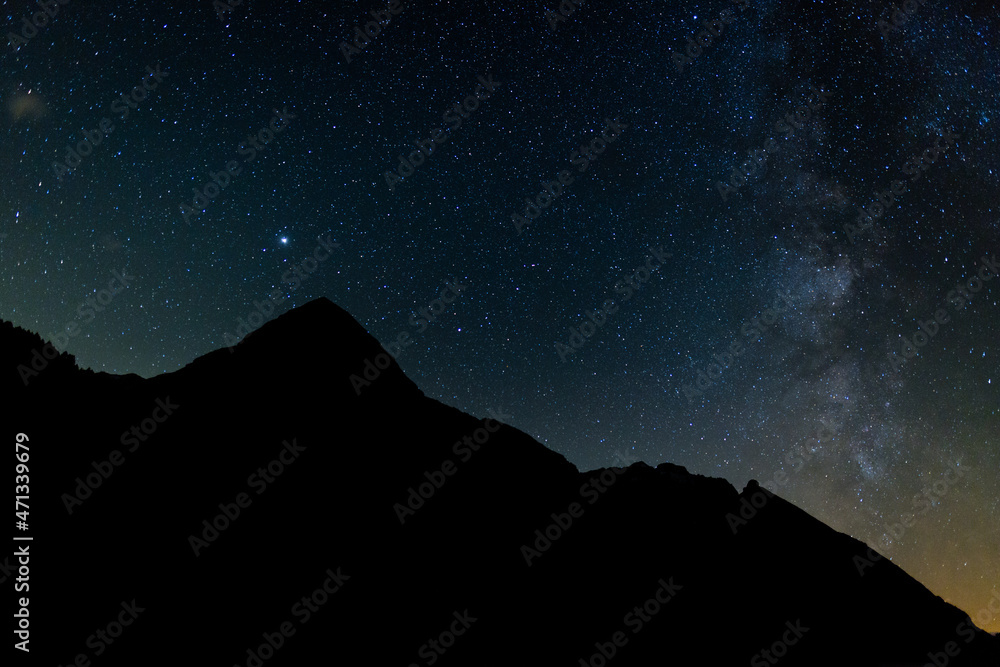 Cialo notturno con Via Lattea e Galassie Cialo notturno con Via Lattea e Galassie