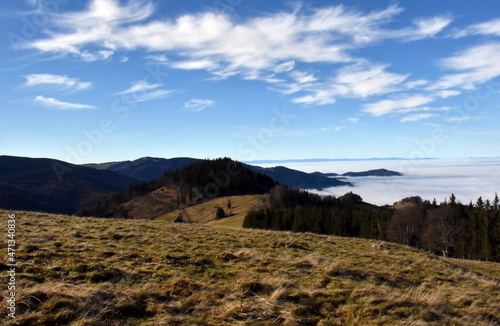 Inversionswetter im Schwarzwald im Herbst photo