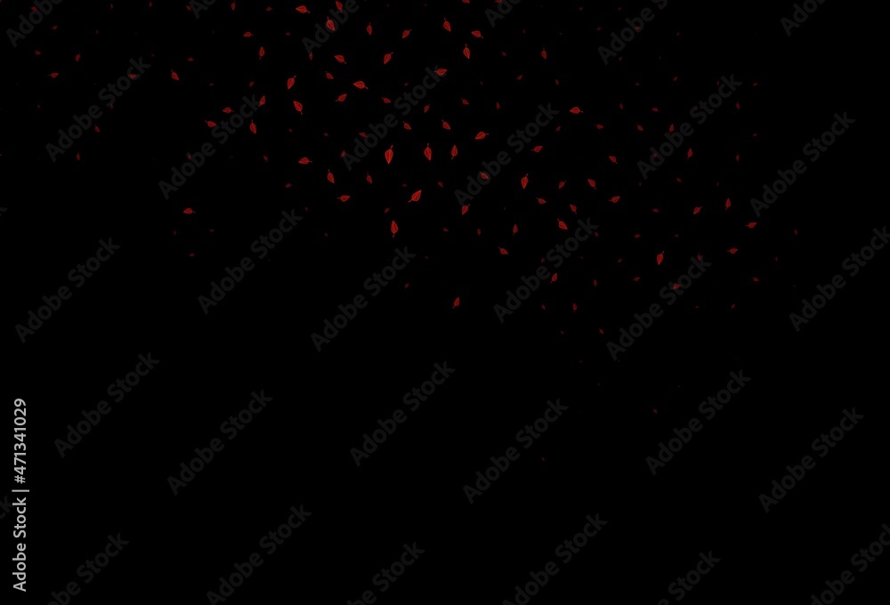 Dark Orange vector doodle pattern. Dark Orange vector doodle pattern.