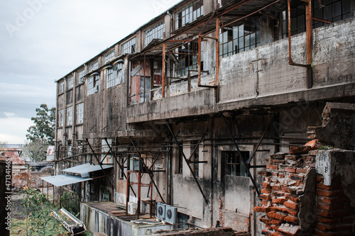 Exterior of the Frigorífico Anglo, converted into a museum in Fray Bentos, Uruguay