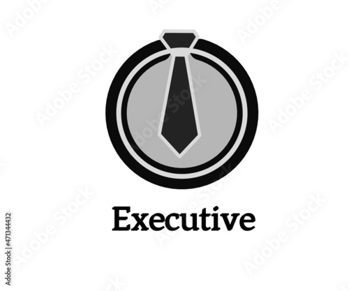 Executive logo. Executive icon. creative line design. Vector design illustration.