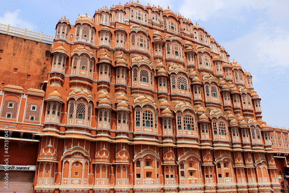 Hawa Mahal or Palace of the Winds. Jaipur, India 