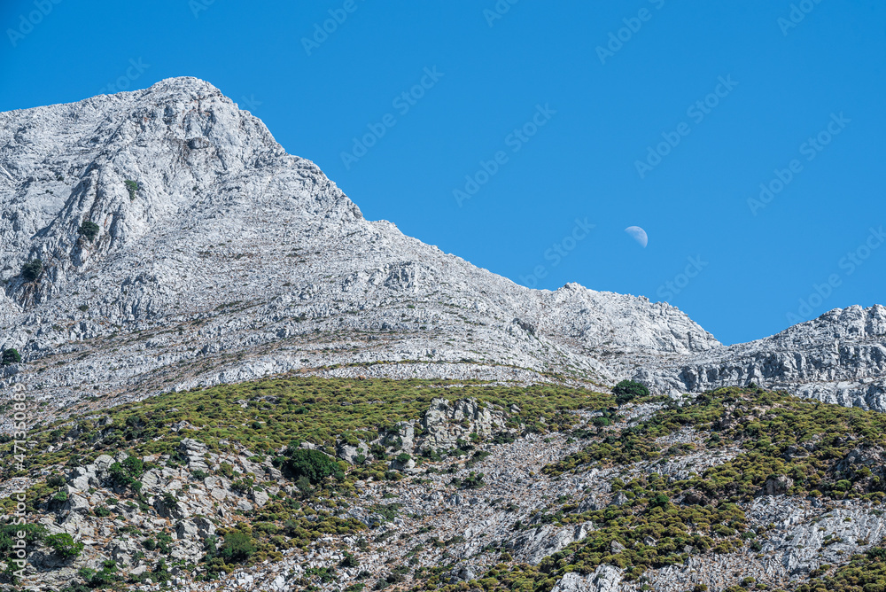 Mount Zas in Naxos Cyclades Greece