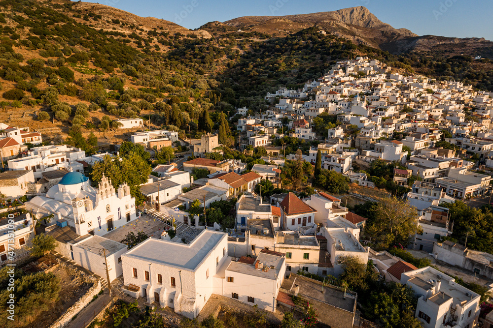 FIloti village Naxos Cyclades Greece