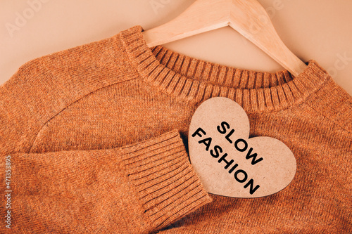 Canvas Print Slow fashion concept