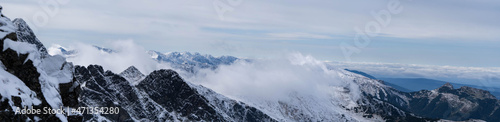 silence among the snow-capped mountains, panorama, incredible wildlife