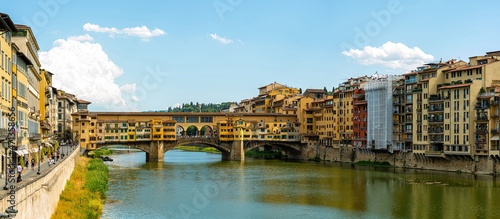 Ponte Vecchio (Old Bridge) bridge over Arno river in Florence, Tuscany, Italy