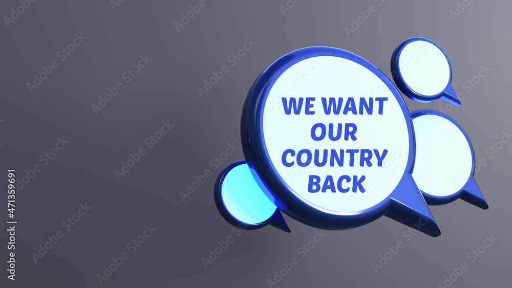 We want our country back