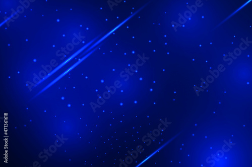 Bright Star In Night Sky and astronomical design premium vectoral illustration