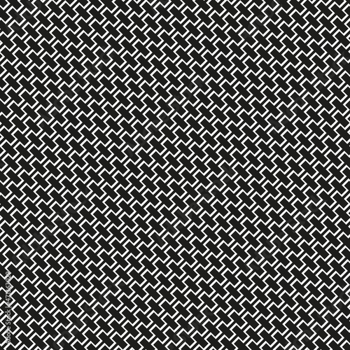 Seamless weave pattern geometric background