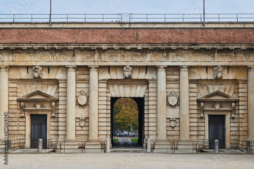 Porta Palio gate, Verona, Italy