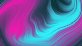 Fluid vibrant gradient of pink fuchsia green turquoise blue colors with smooth movement in the frame moves quickly with bends copy space. Abstract lines background concept