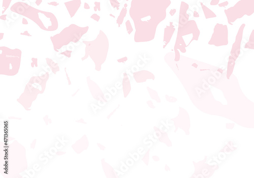 Terrazzo modern abstract template. Pink texture © Begin Again