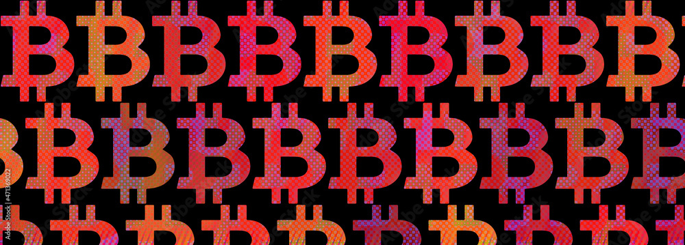 Abstract bitcoin pattern background image. Abstract bitcoin pattern background image.