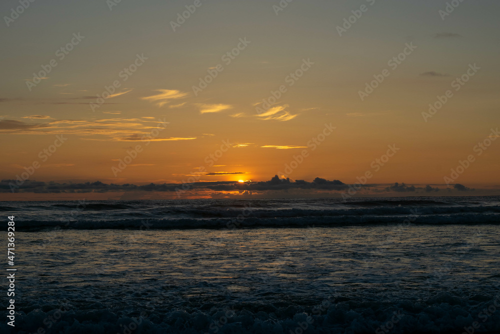 Fototapeta premium Beach, Manabi, Ecuador, hermit crab