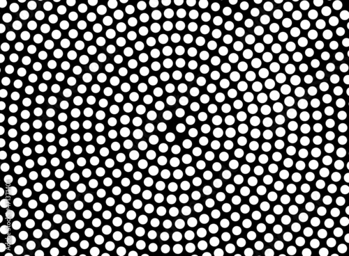 black and white of halftone background