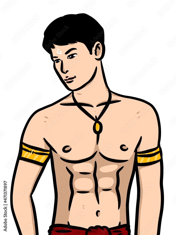 cute man cartoon on white background cute man cartoon on white background