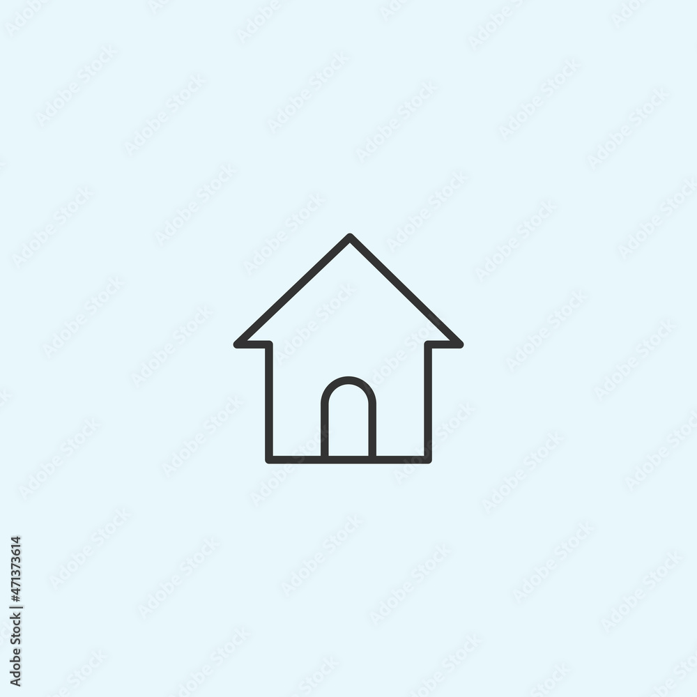 flat modern home icon on white background for web or mobile phone flat modern home icon on white background for web or mobile phone