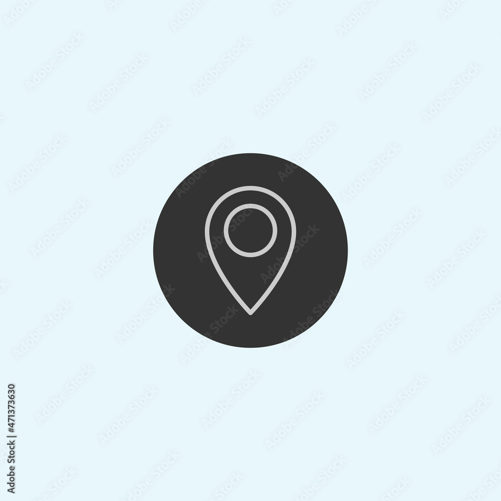 modern maps flat icon or location on white background for web or mobile phone modern maps flat icon or location on white background for web or mobile phone