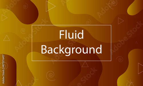 fluid orange background