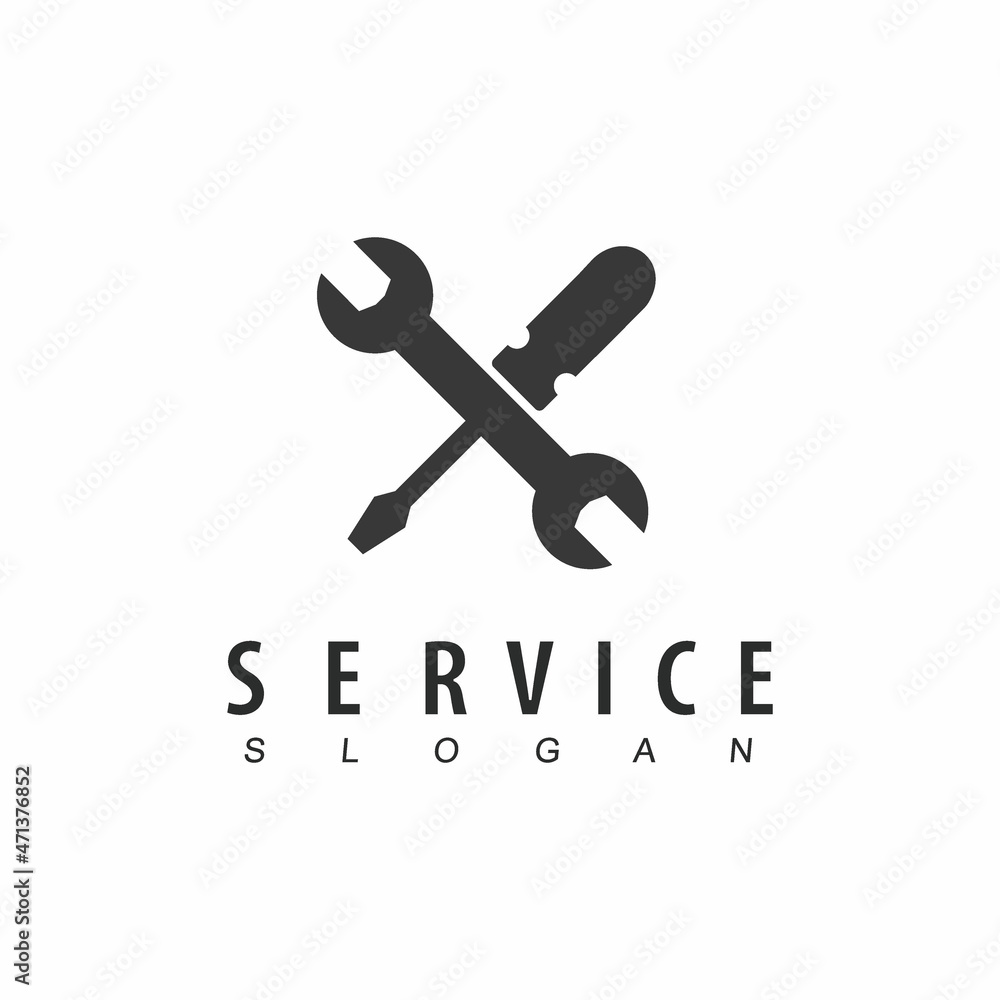Service And Repair Logo Vector