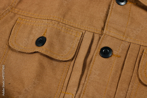 close up of a jacket