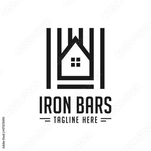 prison room inspiration illustration logo design