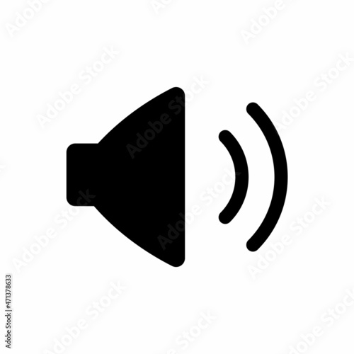 audio speaker vector icon