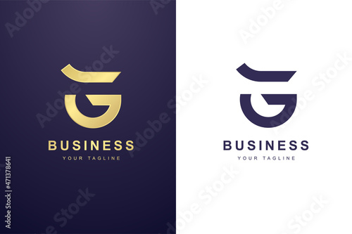 Initial Letter G Logo For Business or Media Company.