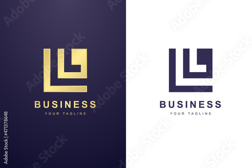 Initial Letter L Logo For Business or Media Company.
