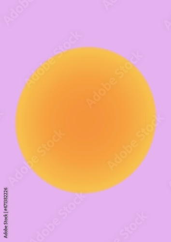 Aesthetic wave gradient background vector with pink and orange