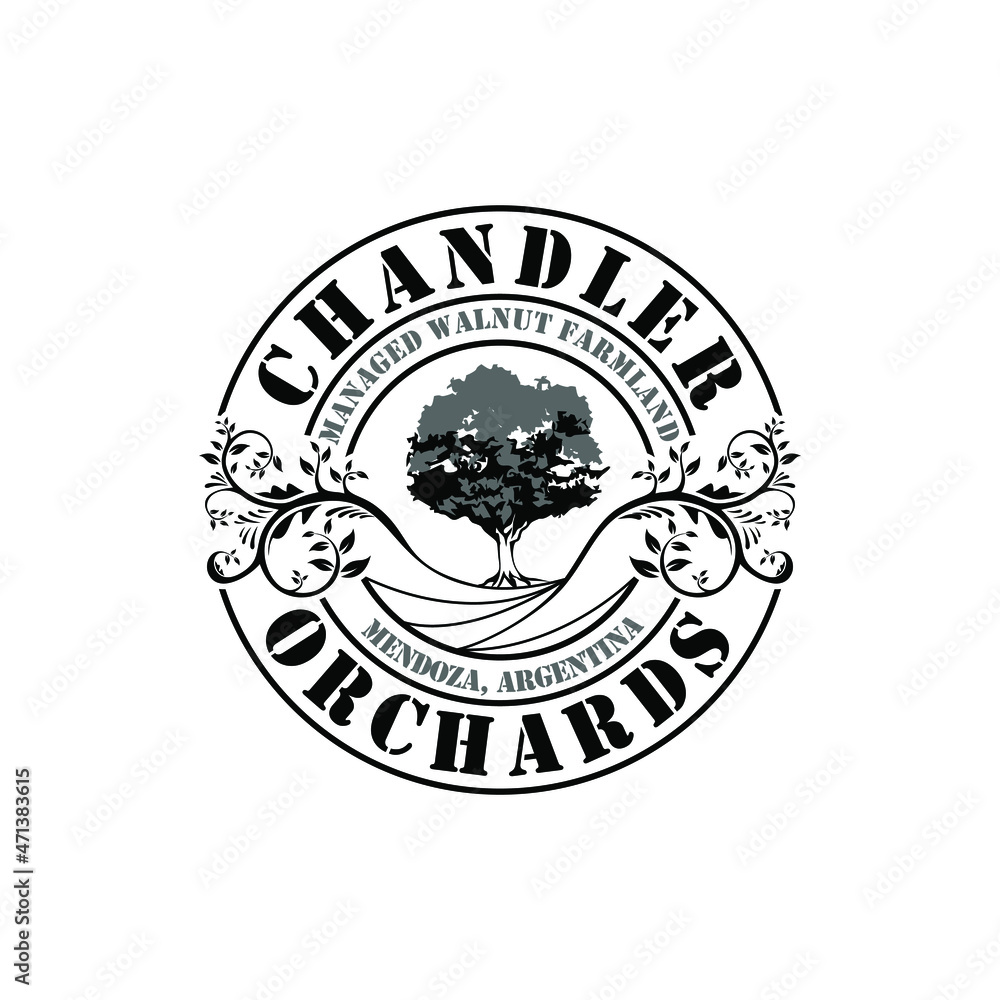 Fototapeta premium tree stamp with the name of the dead