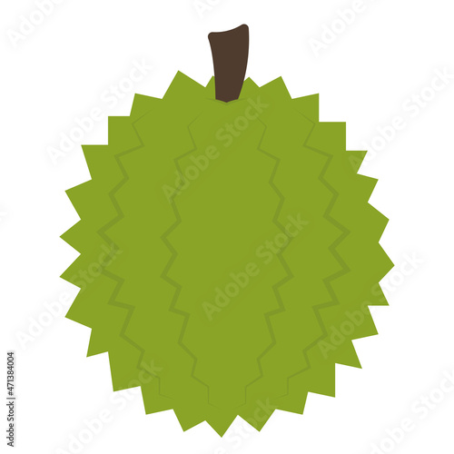 Durian Icon clip art vector illustration graphic design