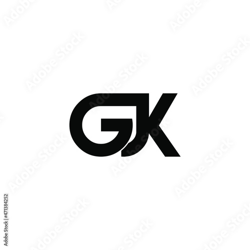 Free Download gjk initial letter monogram logo design - GFXLoad