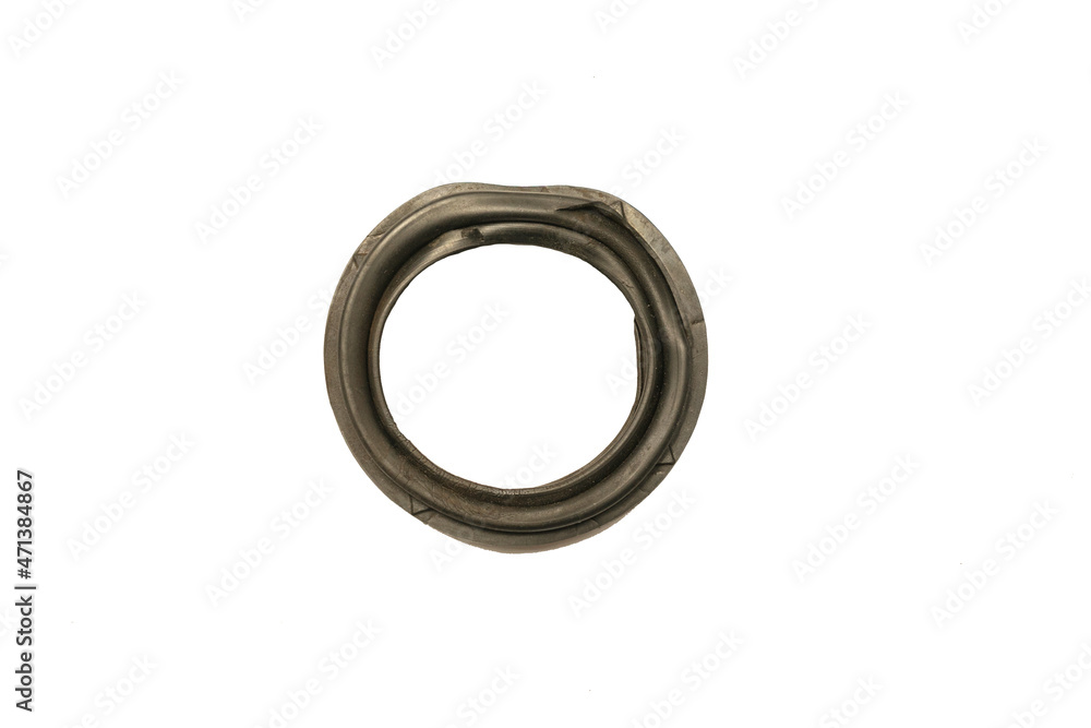 old oil seal white background isolated.expire oil seal. old oil seal white background isolated.expire oil seal.