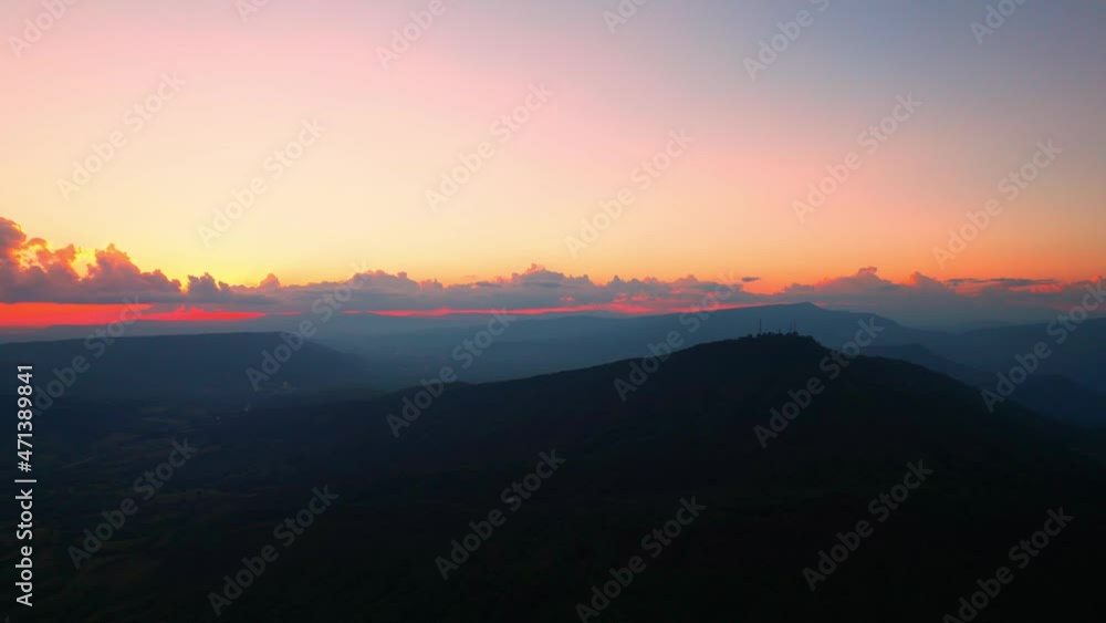 4K Aerial drone of Epic mountain with a colorful sunset drone aerial landscape shot
4K Aerial drone of Epic mountain with a colorful sunset drone aerial landscape shot