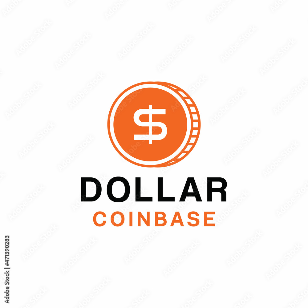 Obraz premium currency coin logo for investment business