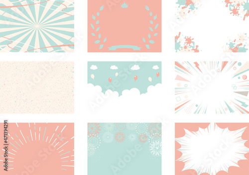 セール、キャンペーン、チラシに使いやすい背景素材集