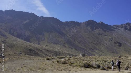 close up video of the nevado de toluca volcano view of the main peaks photo