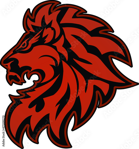 royal king lion animal logo luxury premium brand
