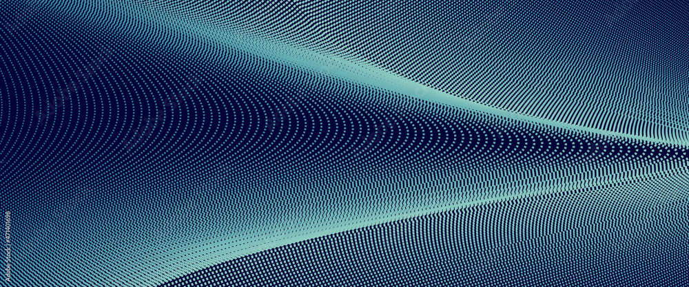 Technology navy blue background, neon dotted lines. Futuristic pattern, spotted curves. Cyberspace concept. Abstract landing page, presentation, banner template. Design for website, voucher, coupon Technology navy blue background, neon dotted lines. Futuristic pattern, spotted curves. Cyberspace concept. Abstract landing page, presentation, banner template. Design for website, voucher, coupon
