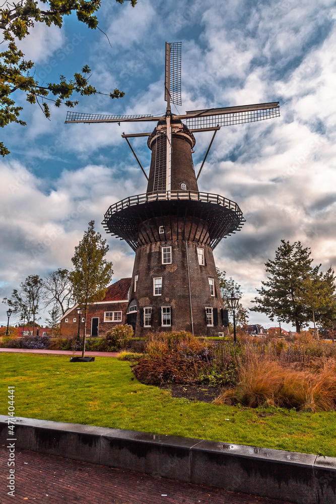 Molen De Valk is a tower mill and museum in Leiden, Netherlands