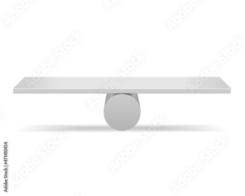 Gray Balance isolated on a white background