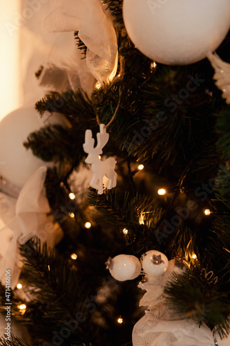Christmas decor, decorations on the Christmas tree