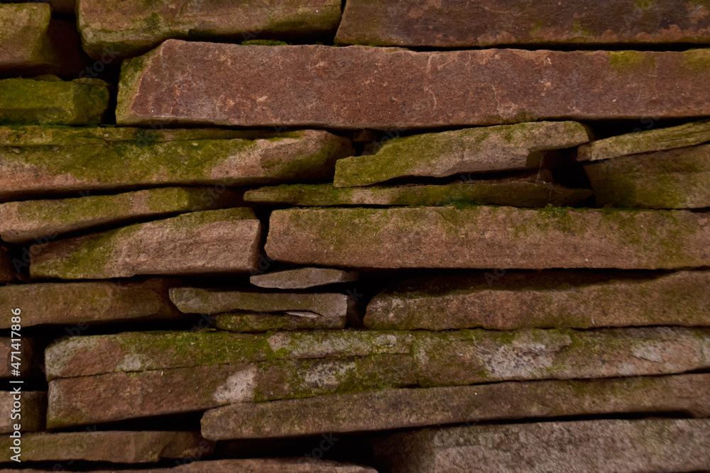 masonry made of flat stones masonry made of flat stones